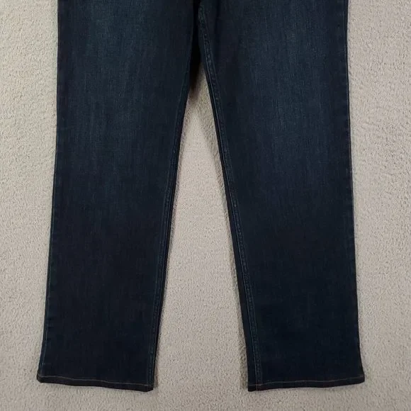 New Carhartt Jeans Womens 12 Rugged Flex Loose Fit Dark Blue 34x31 Denim BD2731 - Picture 3 of 15